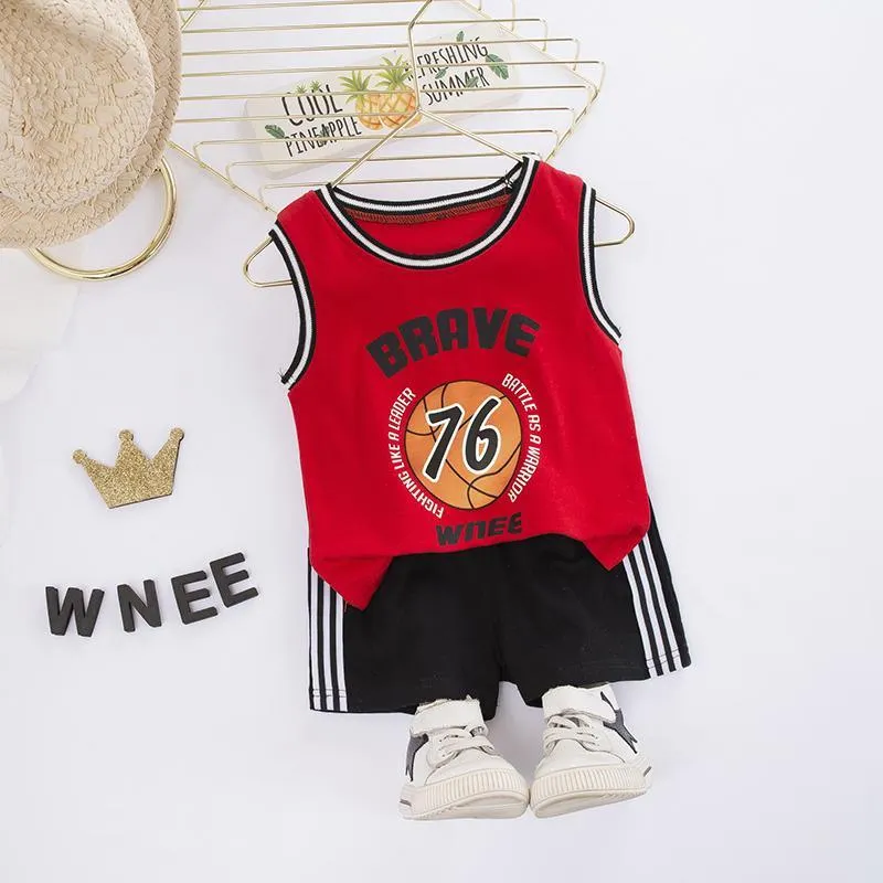 2-piece Basketball Jersey for Children Boy