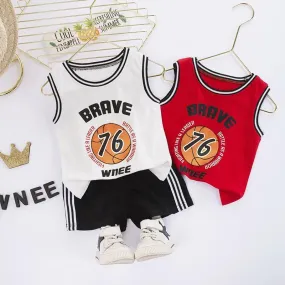 2-piece Basketball Jersey for Children Boy