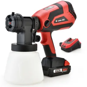 20V Cordless Paint Sprayer Kit, 1L, 3 Nozzles - Baumr-AG