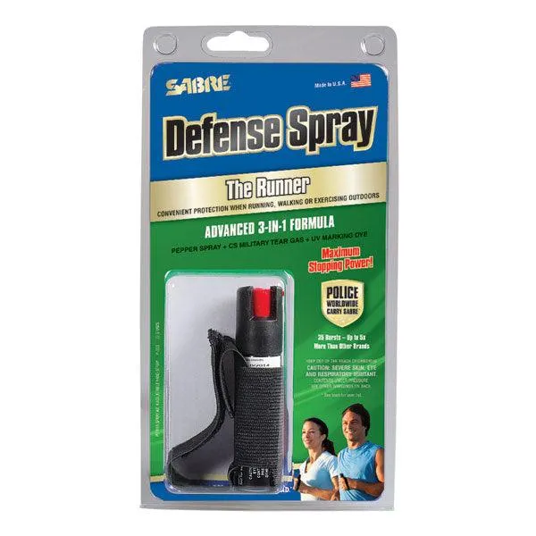 3-IN-1 Runner Pepper Spray with Adjustable Hand Strap