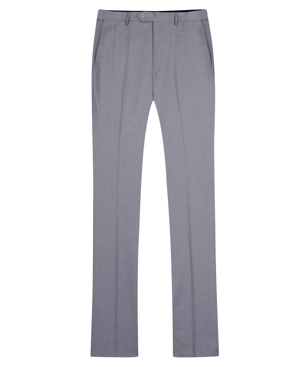 3-Piece Classic One Button Birch Silver Suit