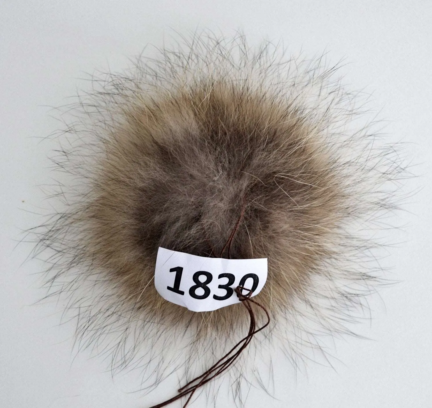 8" FUR POM POM! Fur PomPom Real Fur Pom-Pom Raccoon Pom Pom Large Pom Pom Hat Knitted Children Cap Beanie Women Tuque  Real Fur Hat Pom Pom