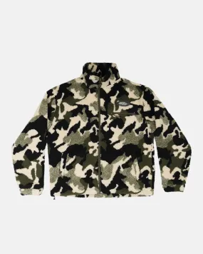 ABSTRACT FLEECE GREEN CAMO