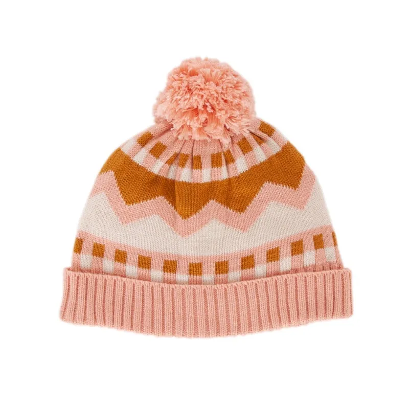 Acorn Colorado Merino Beanie - Pink