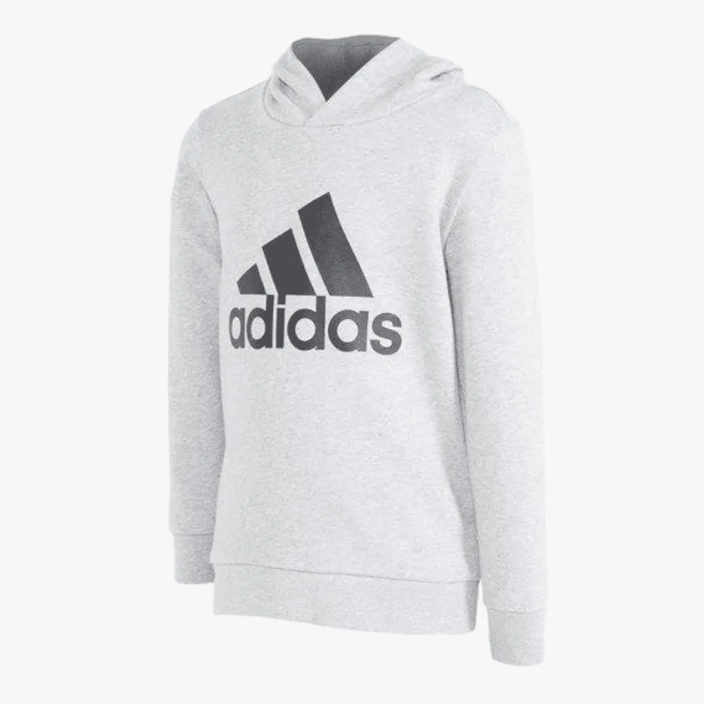 adidas Mens Bl Ft Hooded Sweater Grey