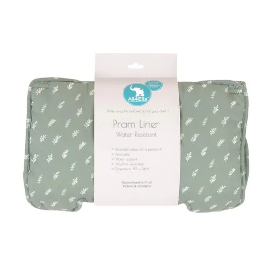 All4Ella - Pram Liner Sage