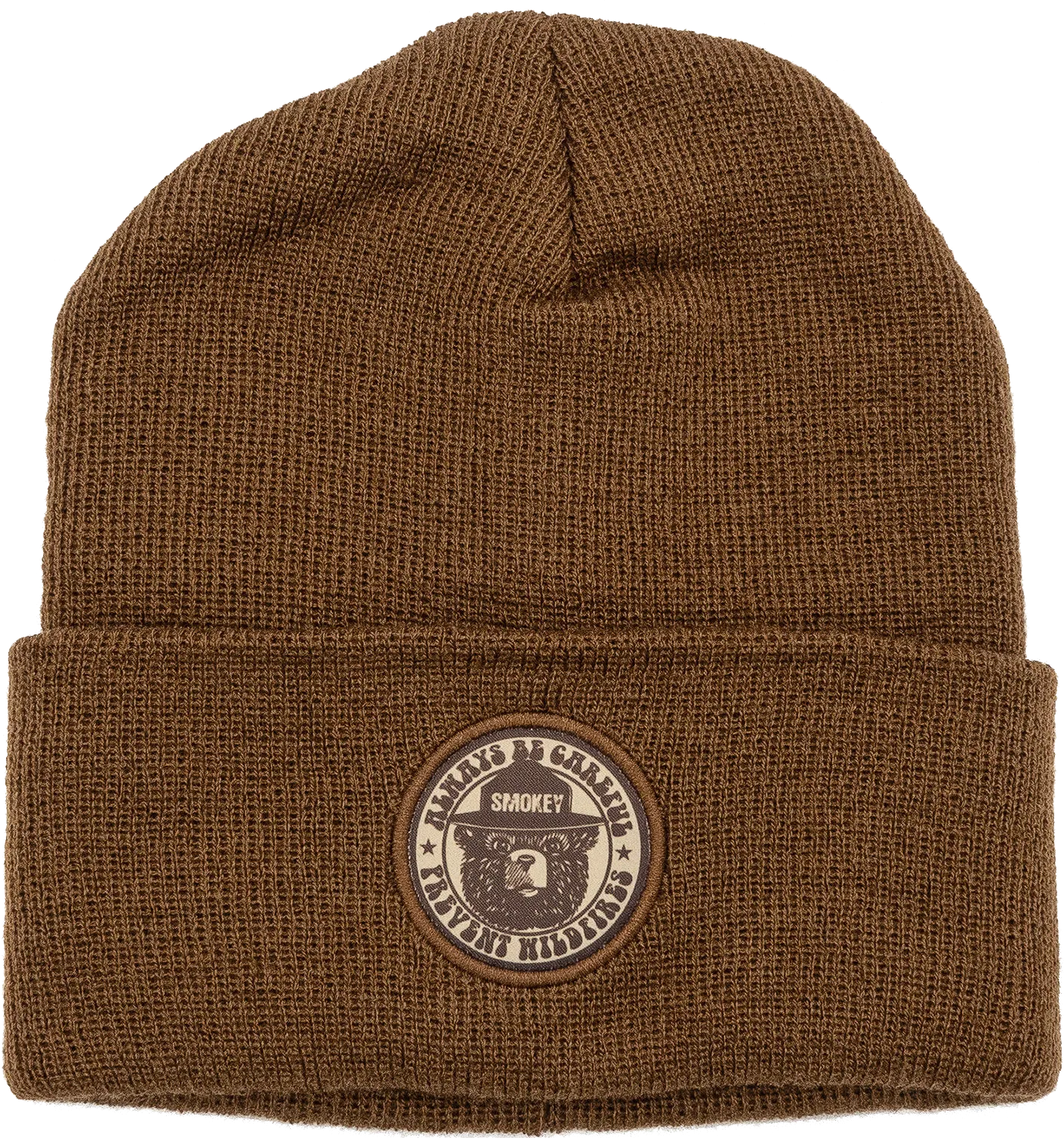 Always Be Careful Smokey Bear Cuff Beanie