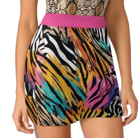 Animal Wild Light Sports Skort with Pockets