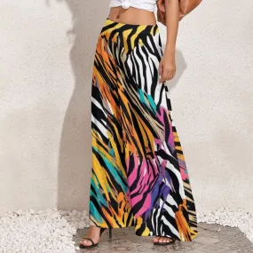 Animal Wild Women's Wide Leg Pants