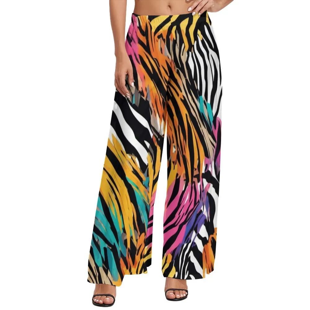 Animal Wild Women's Wide Leg Pants