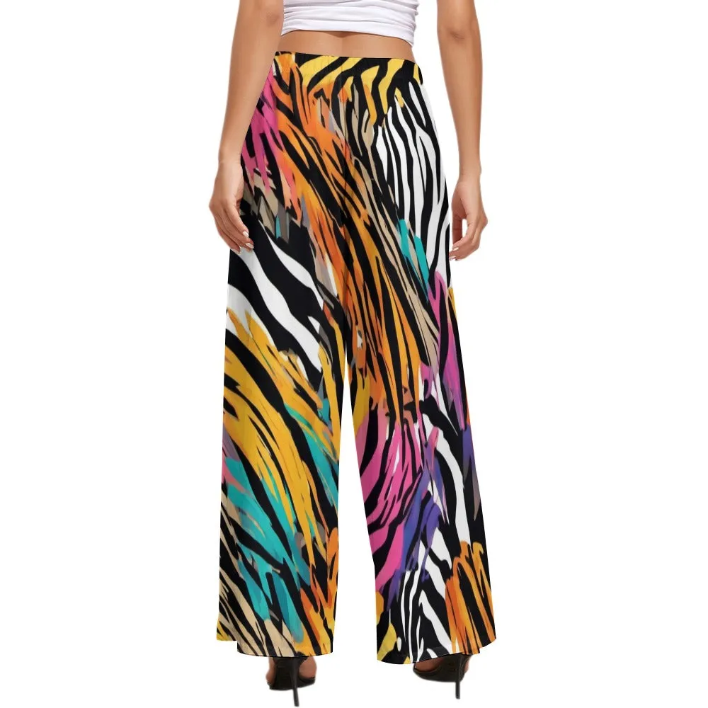 Animal Wild Women's Wide Leg Pants