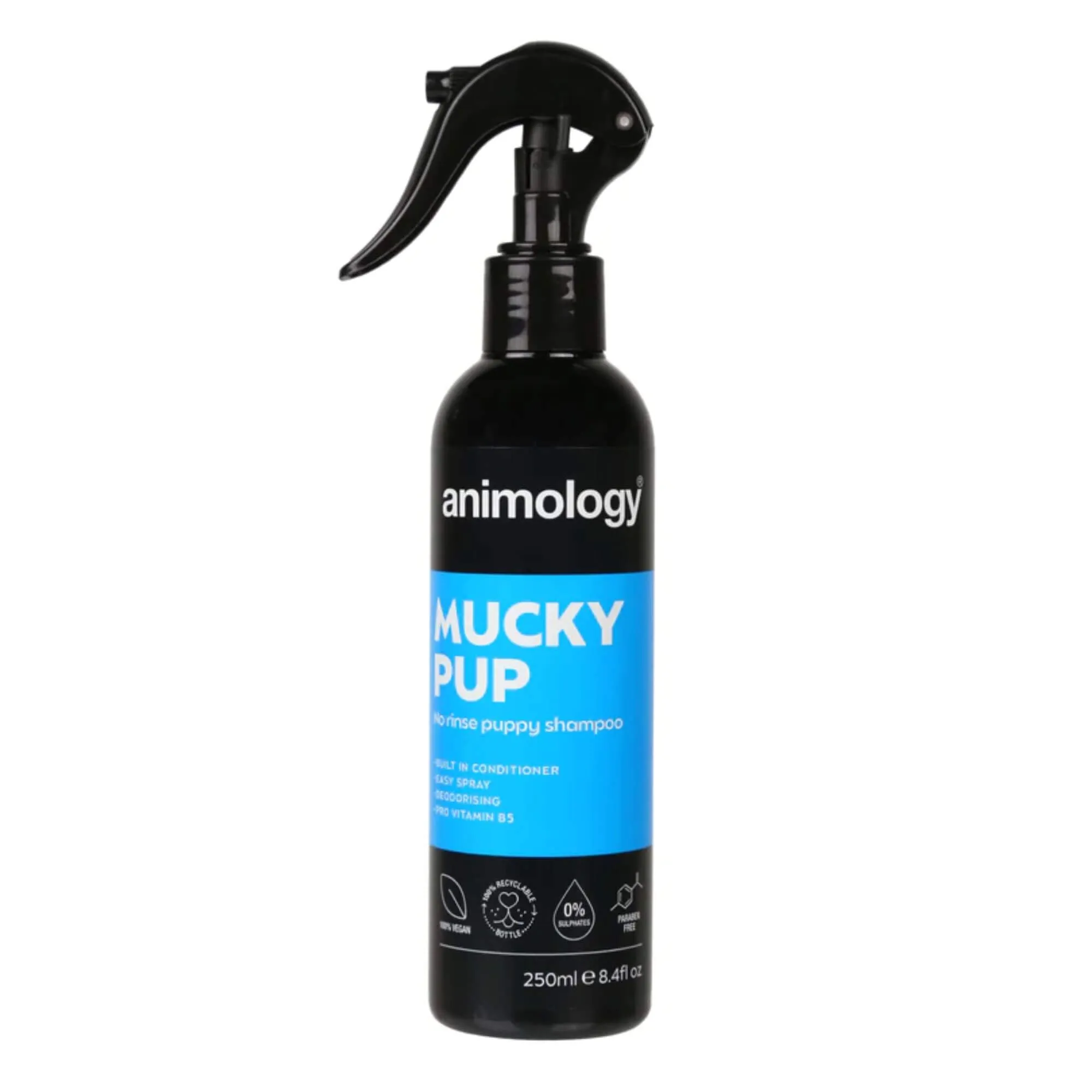 Animology Mucky Pup No Rinse Dog Shampoo Spray 6 x 250ml