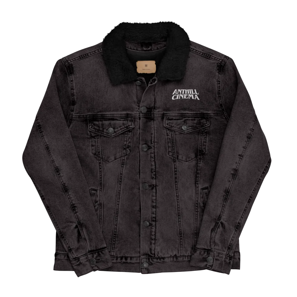 Anthill Cinema Record Breaking Mens Denim Sherpa Jacket