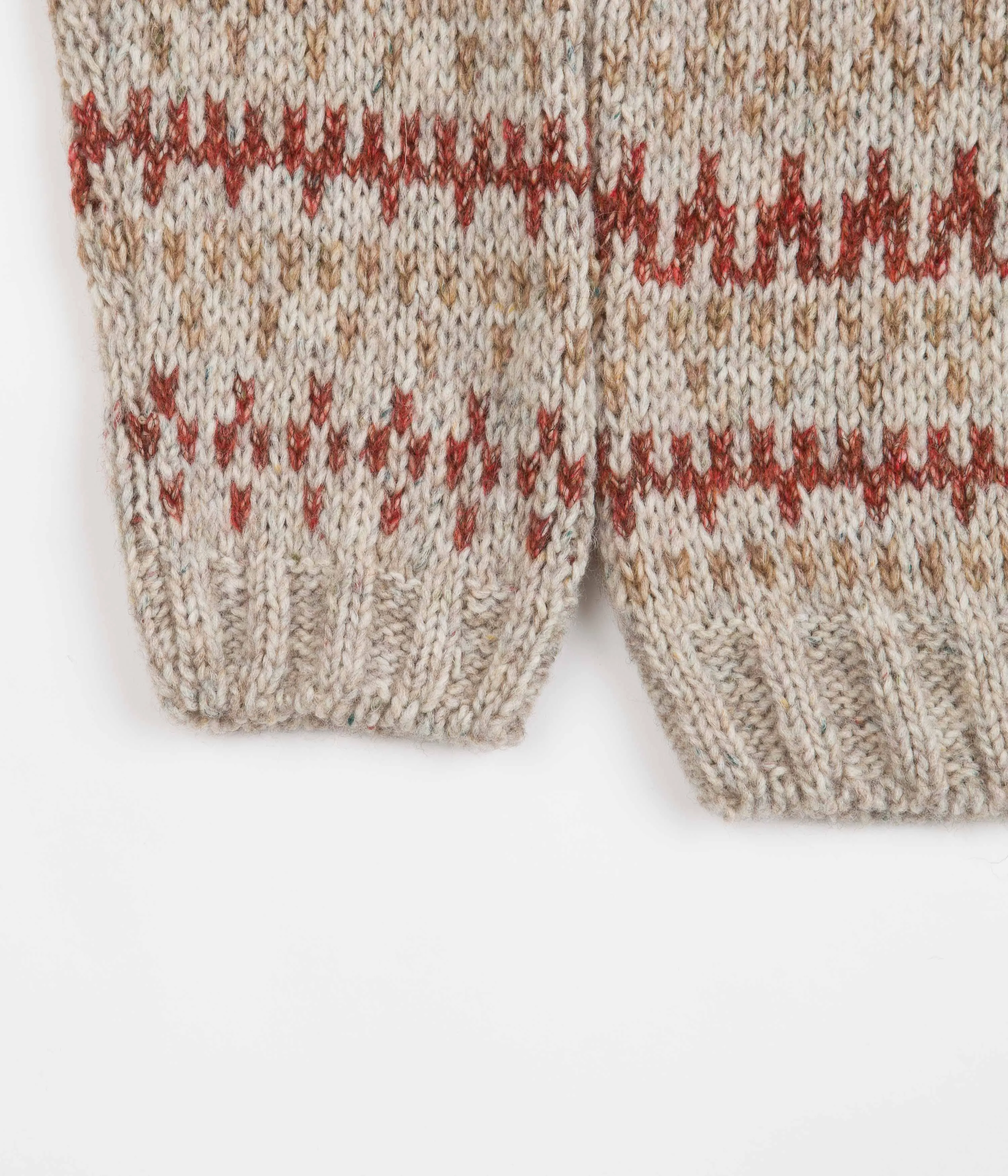 A.P.C. Leonhard Knitted Crewneck Sweatshirt - Cream