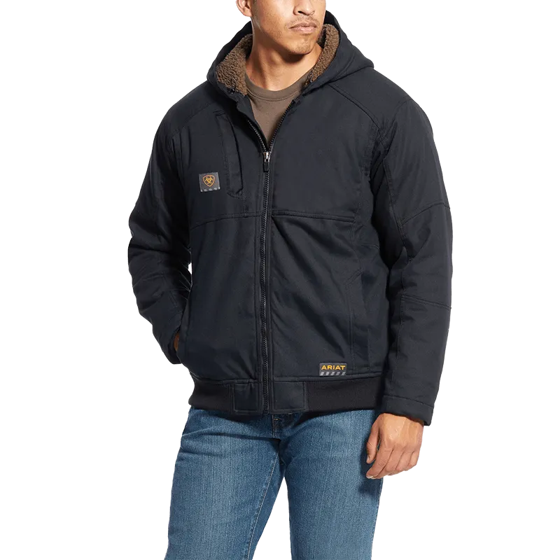 Ariat Men's Rebar DuraCanvas Black Jacket