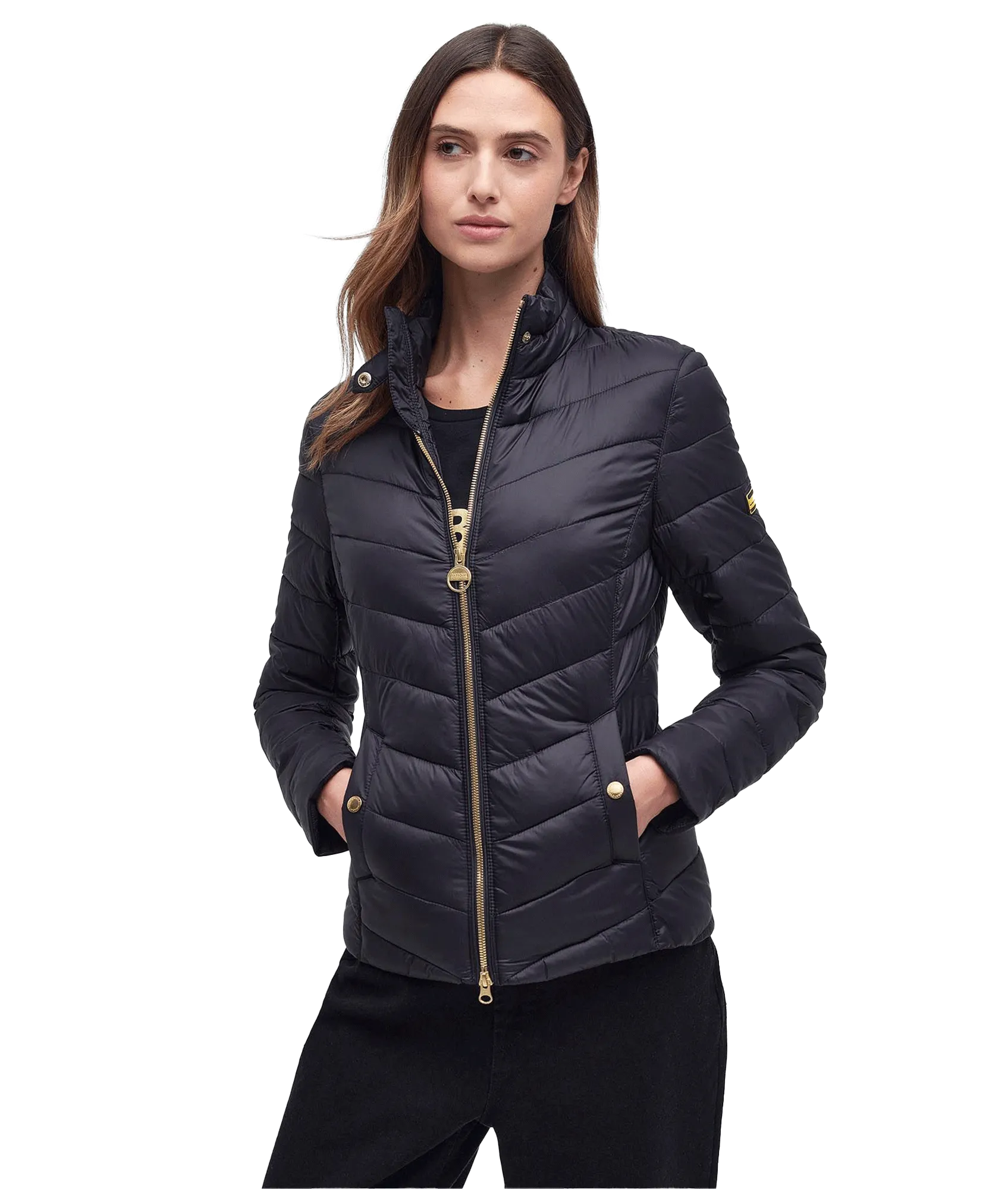 Aubern Quilted Jacket - Black