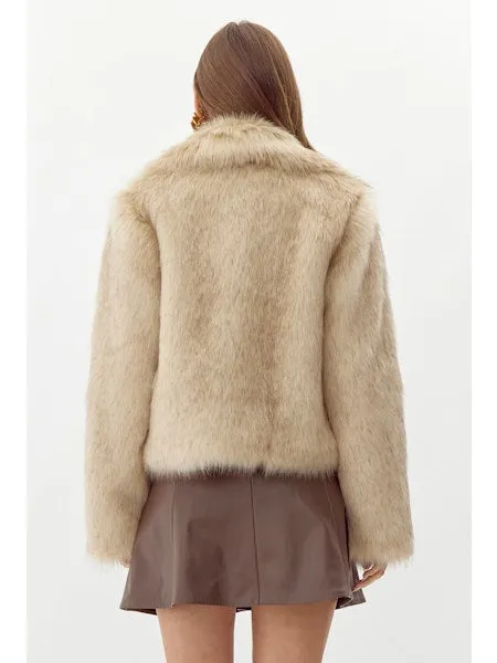 Aubrey  Faux Fur Coat