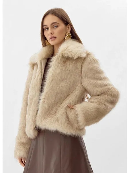 Aubrey  Faux Fur Coat