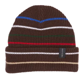 Autumn Headwear Select Multi Stripe Beanie - Brown