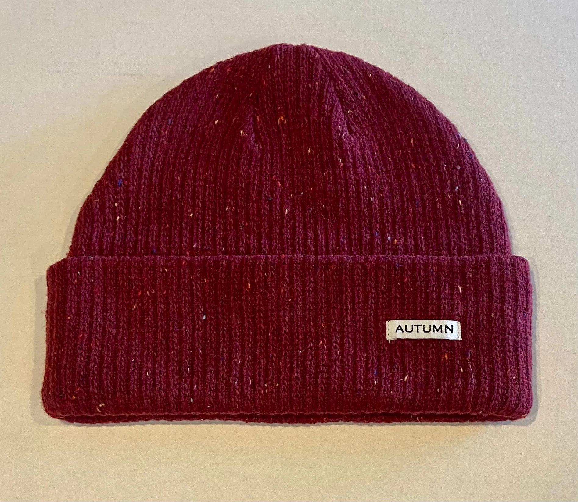 Autumn Headwear Select Speckled Beanie - Burgundy