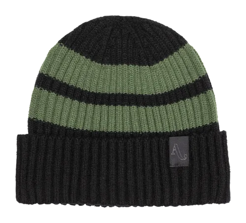 Autumn Headwear Simple Rugby Beanie - Black