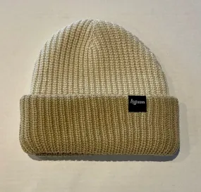 Autumn Headwear Simple Two Toned Beanie - Khaki