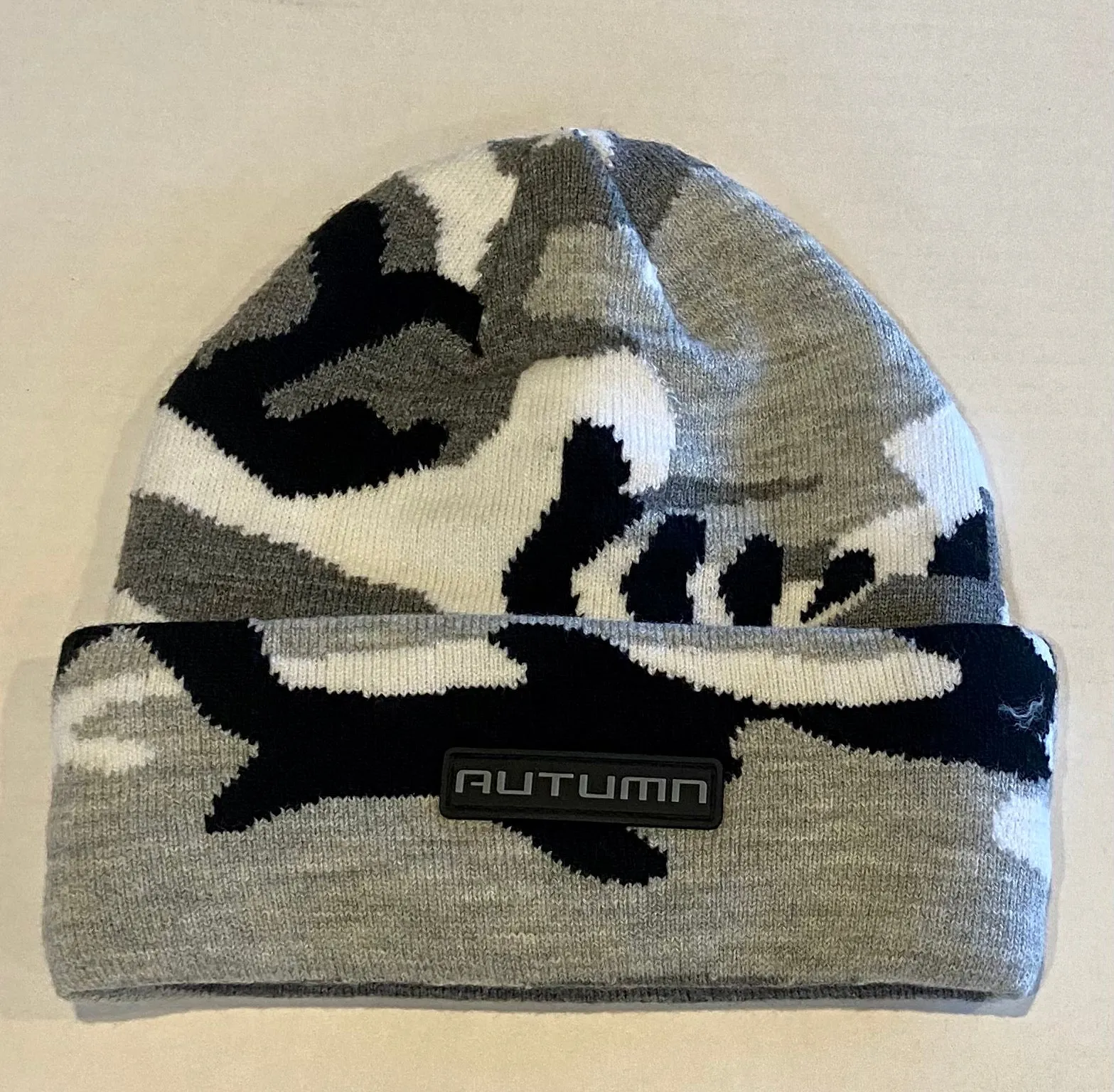 Autumn Headwear Surplus Camo Beanie - Snow