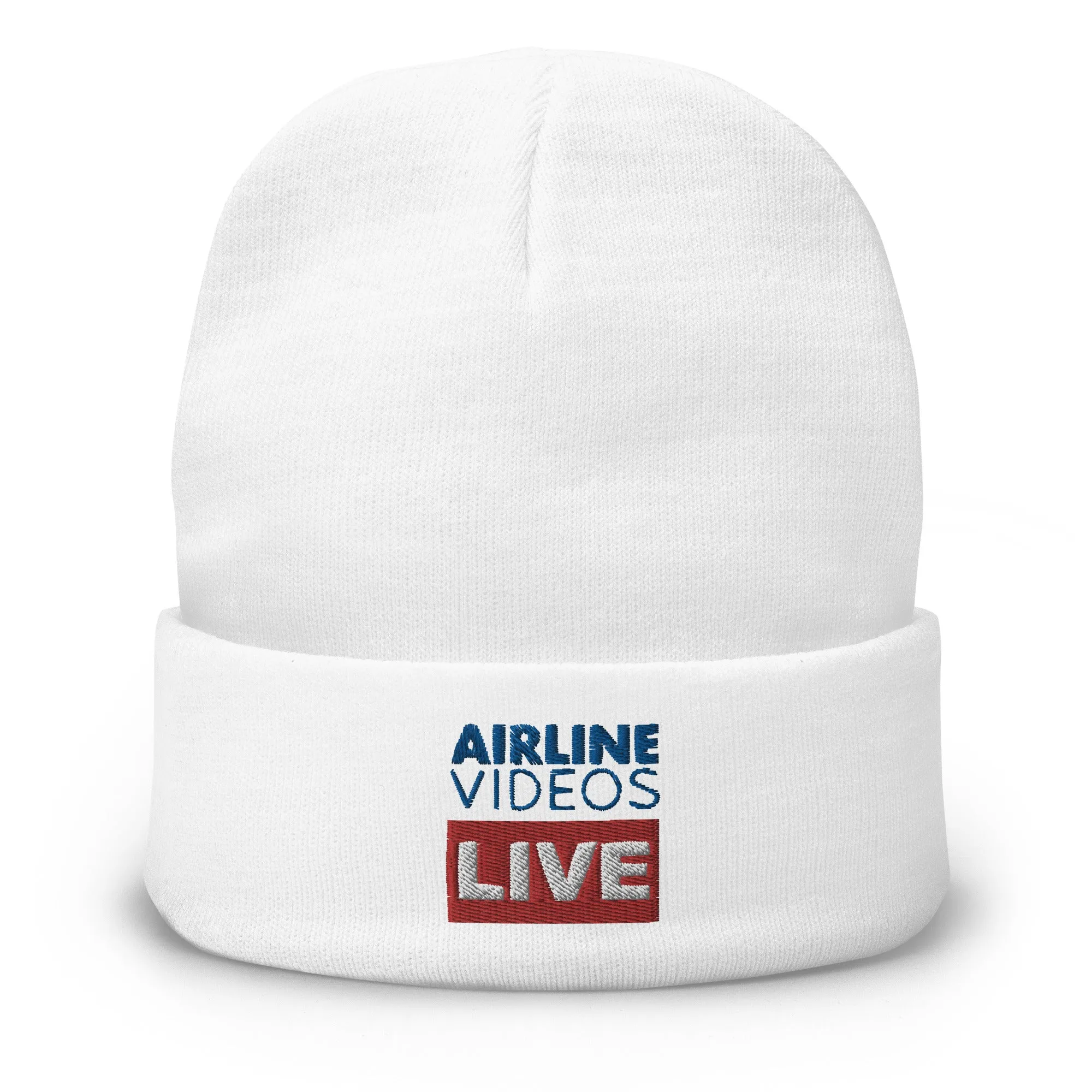 AVL (WHITE) Embroidered Beanie