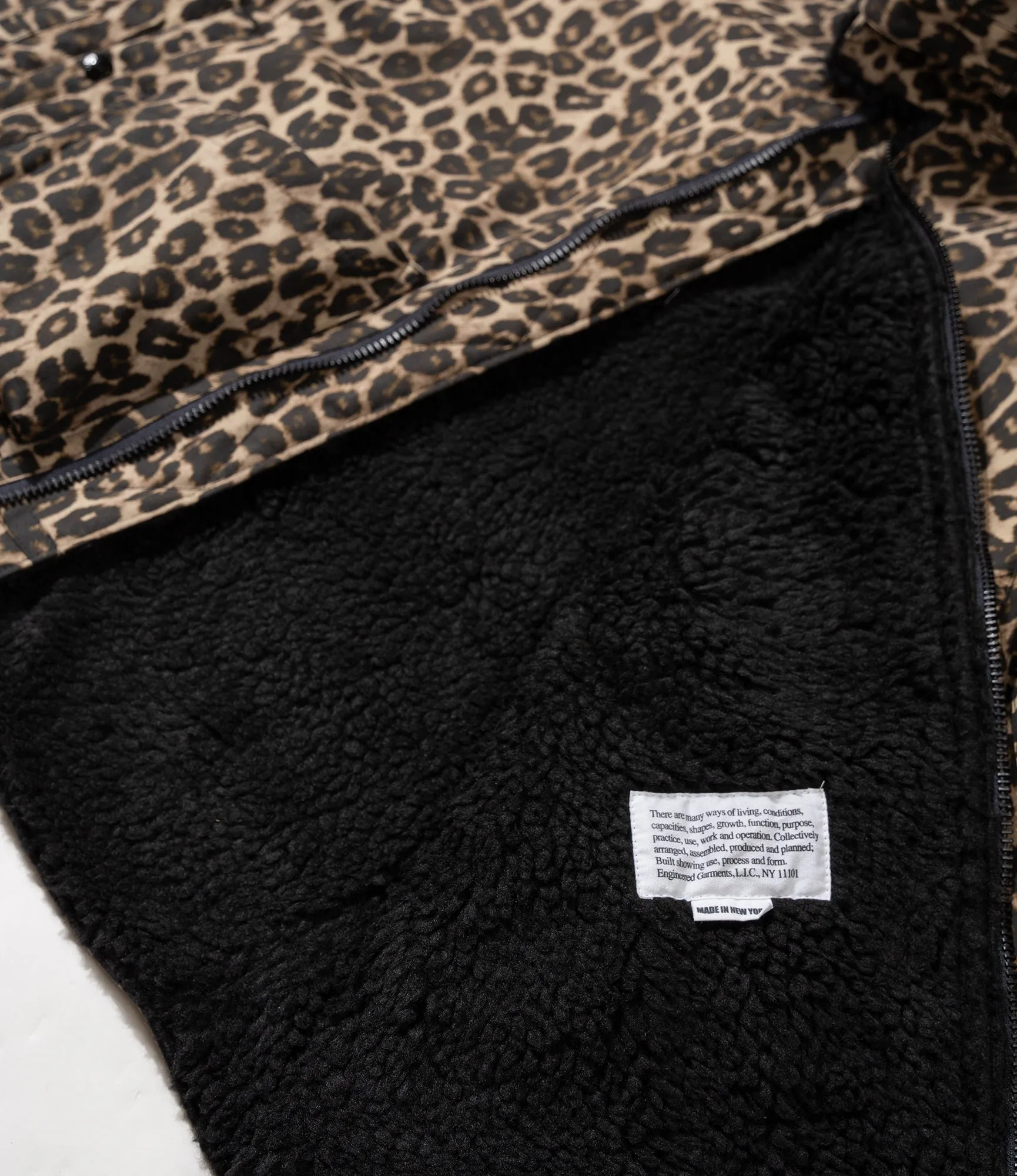 B3 Jacket – Leopard Print Nyco