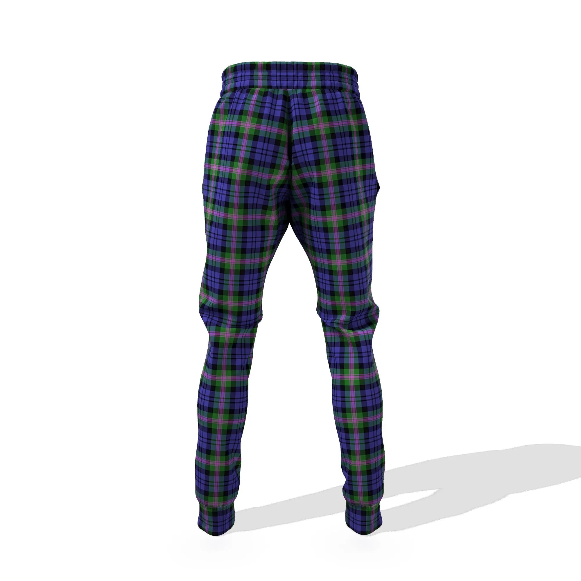 Baird Modern Tartan Joggers Pants with Family Crest