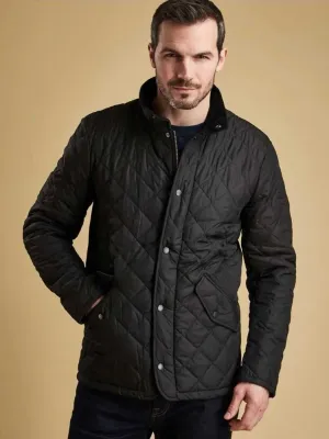 BARBOUR Jacket - Mens Chelsea Sportsquilt - Black