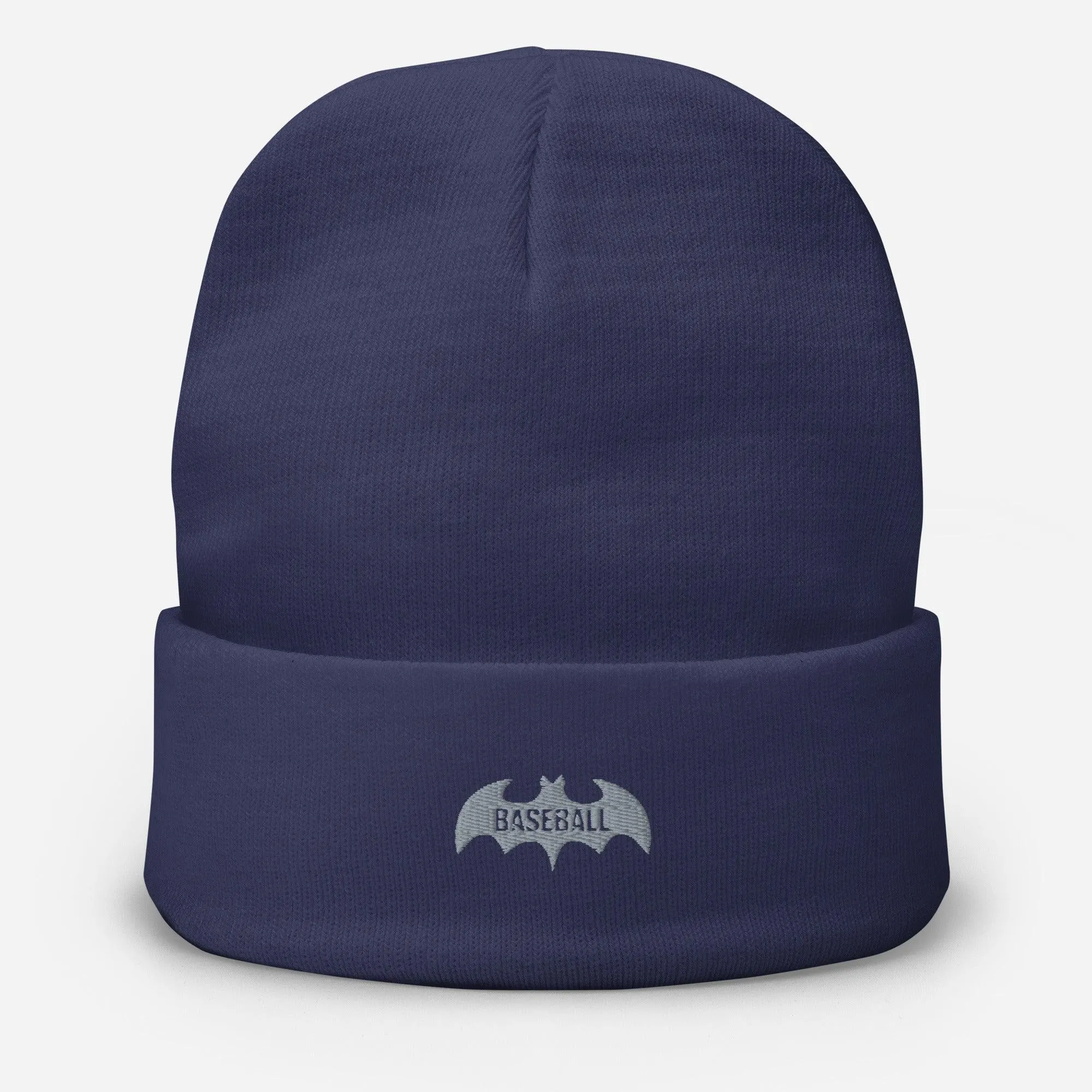 Baseball Bat Embroidered Beanie