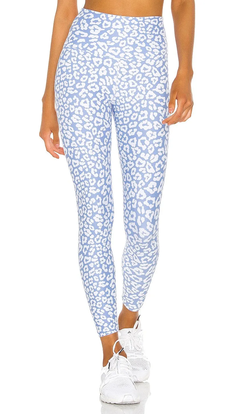 Beach Riot Blue Leopard Print Piper Legging