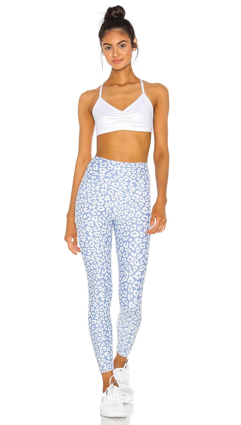 Beach Riot Blue Leopard Print Piper Legging