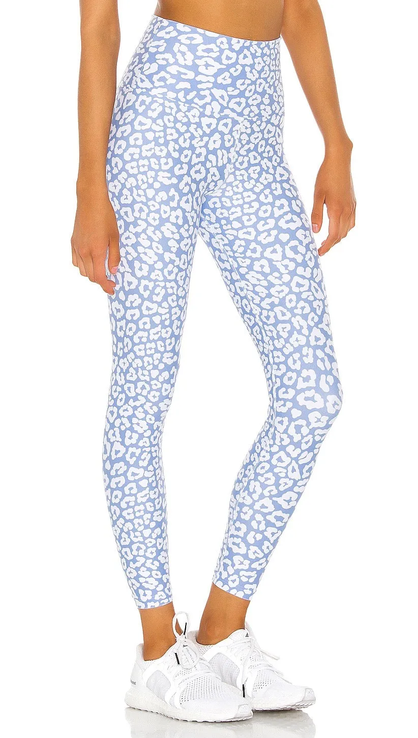 Beach Riot Blue Leopard Print Piper Legging