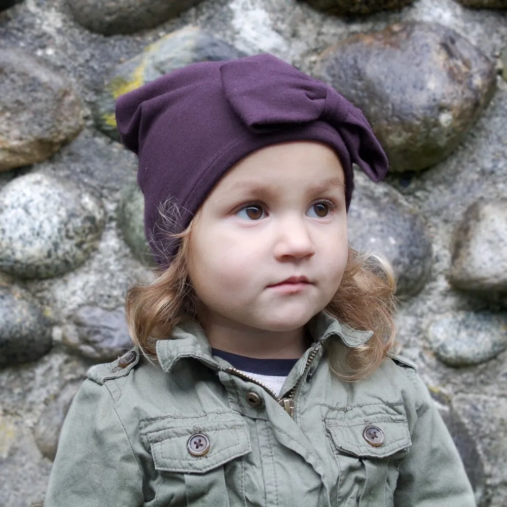 Beanie Hat - Plum