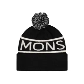 Beanies Mons Royale Unisex McCloud Pom Pom Black