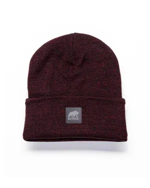 Berne Unisex Heritage Knit Cuff Maroon/Black 100% Acrylic Beanie Hat