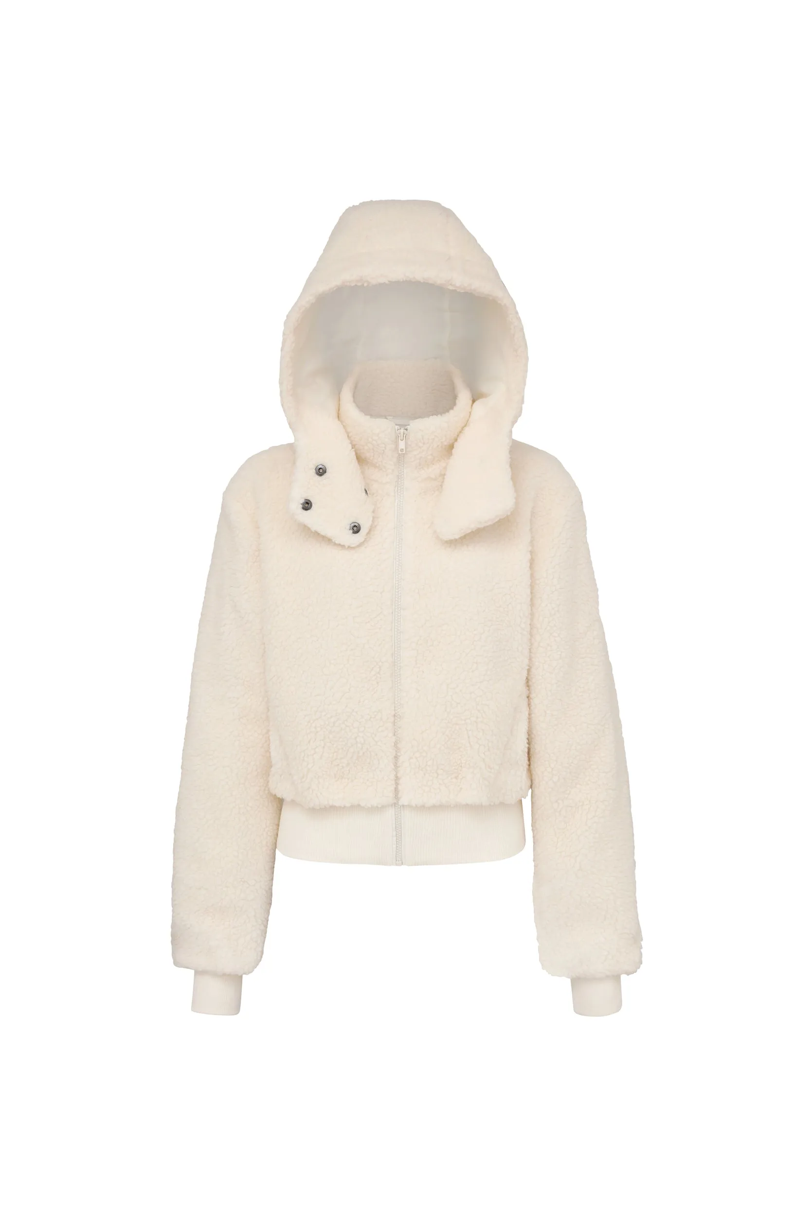 Bianca Sherpa Jacket - Pearl