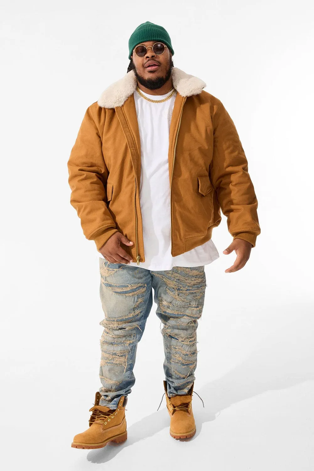 Big Men's St. Cloud Work Jacket (Wheat)