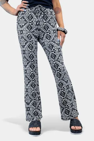 Black & White Straight Leg Pants