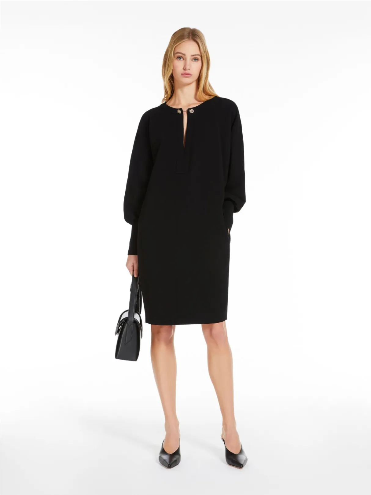 Black Asti Sheath Dress