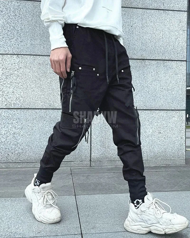 Black Cargo Jogger