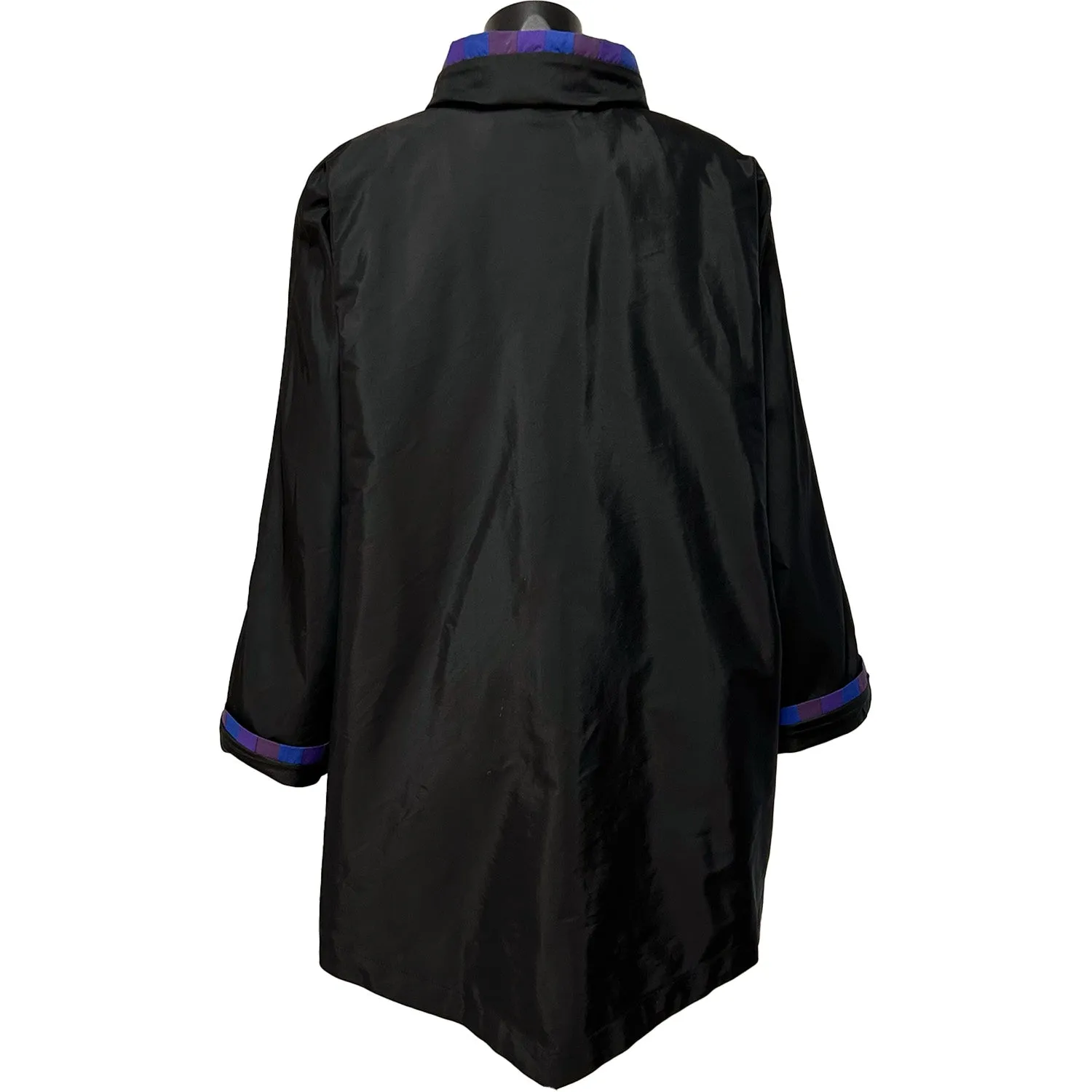 Black Fun Jacket Tip Purple