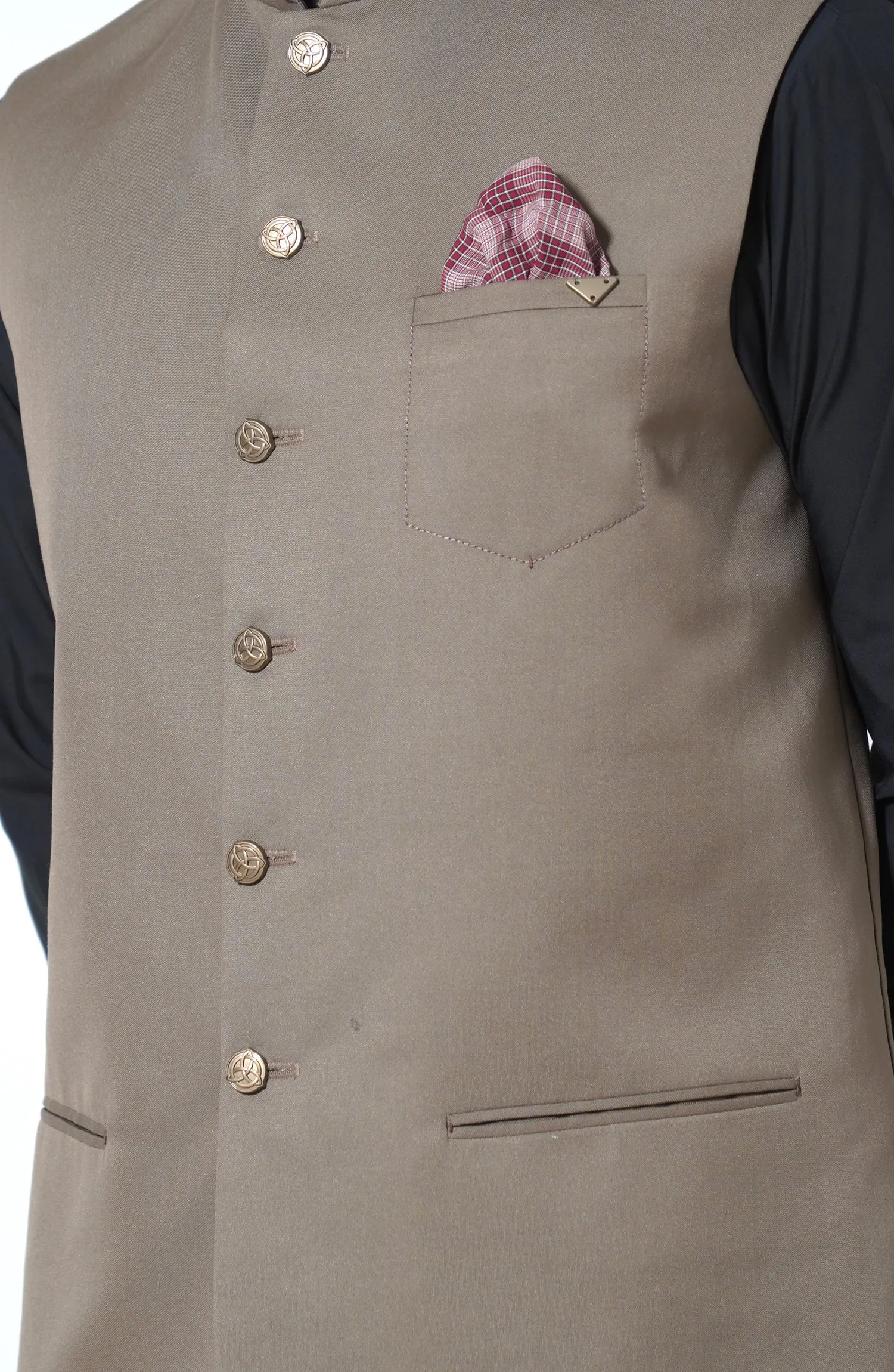 Blended Waistcoat - Olive