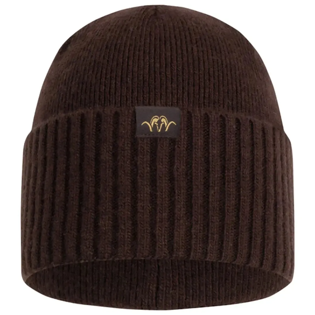 Bob Rib Beanie - Dark Brown by Blaser