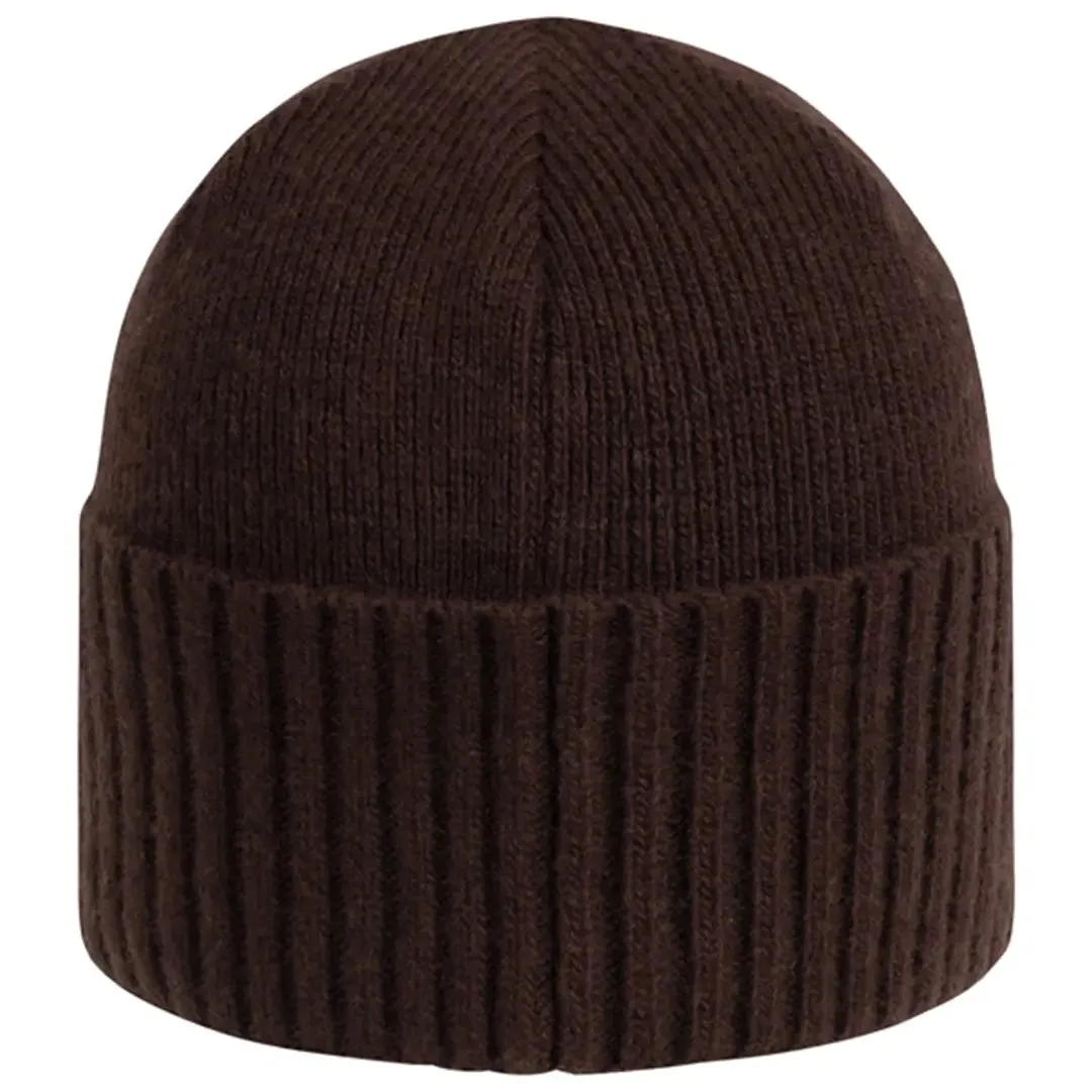 Bob Rib Beanie - Dark Brown by Blaser