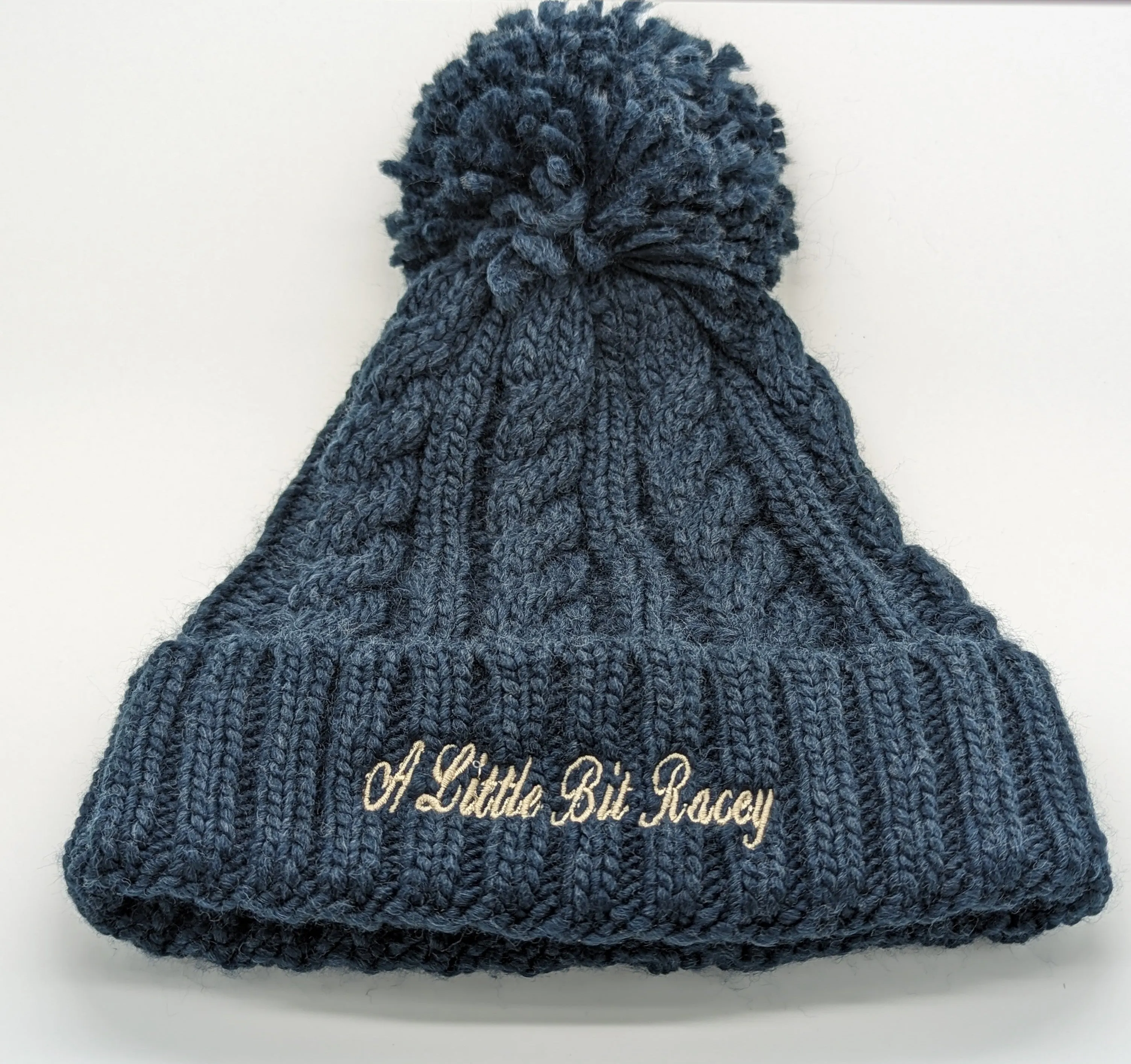 Bobble Hat Navy By A Little Bit Racey