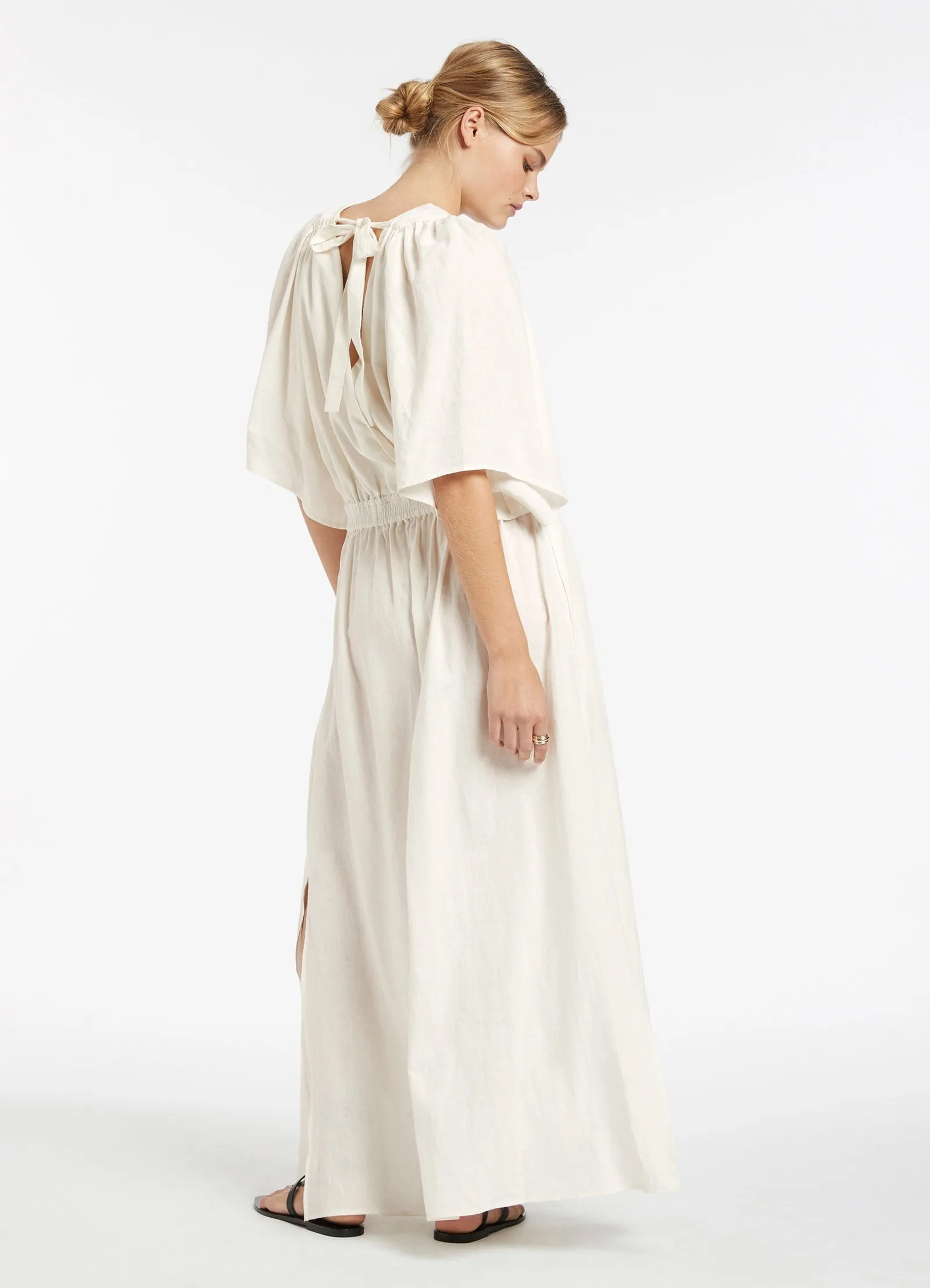 Bonita Full Sleeve Dress - Cream