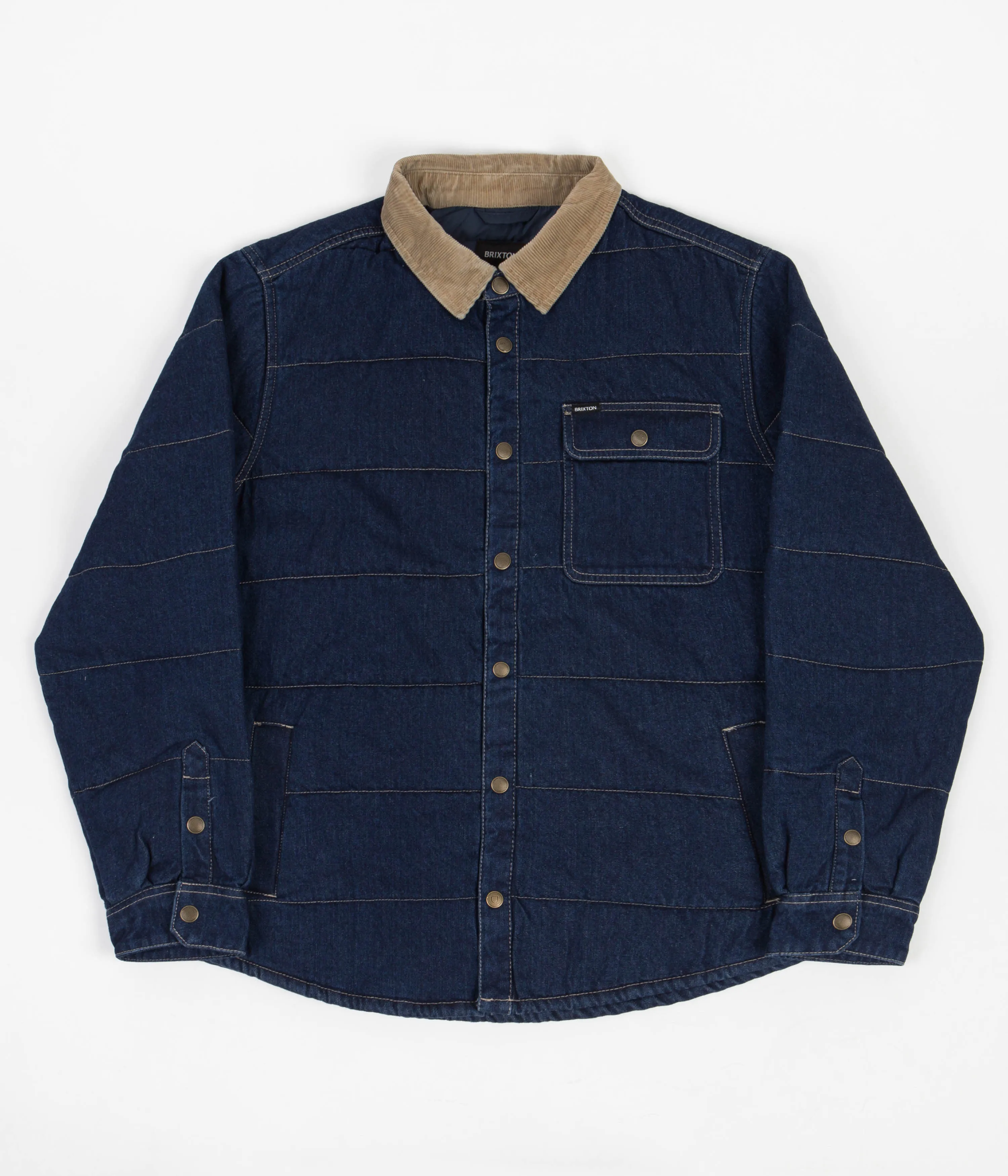 Brixton Cass Jacket - Rinsed Denim